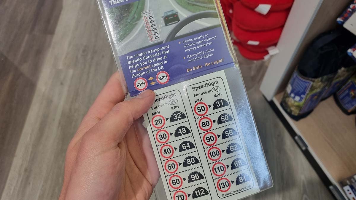 Speed limit converter, miles and km
